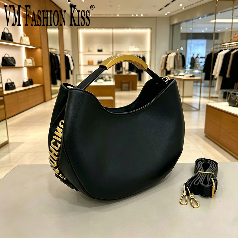 Luxury Bags Tote - 데미서클 여성용 골드 레터 토트 드로스트링
