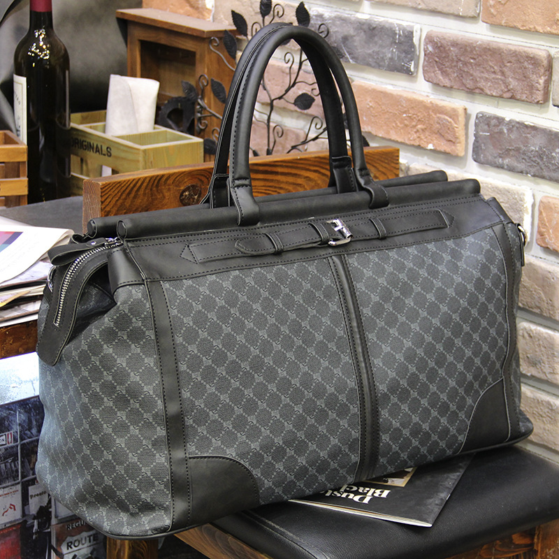 Luxury Bags Tote - 패션 격자 무늬 여행 가방 남자