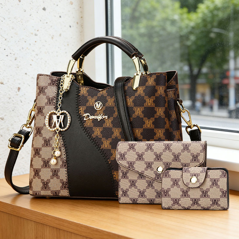 Luxury Bags Must Have - 프리미엄 프린트 여성 핸드백, 고급스러운 3종