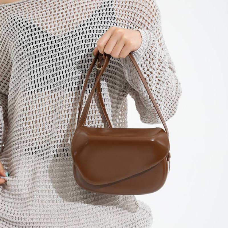 Luxury Bags For Women Sale - PU 단색 대용량 숄더백 여성용 기품