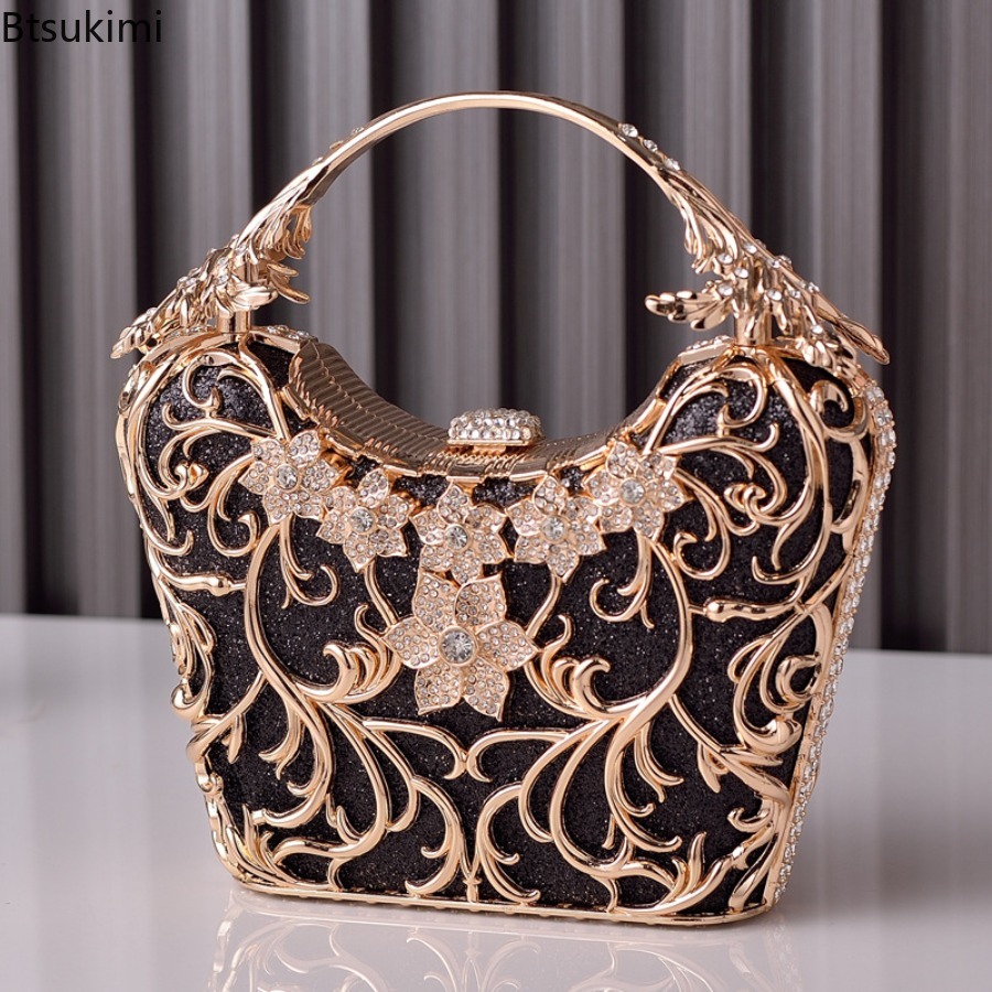 Luxury Bags Supplier - 속이 빈 메탈 이브닝 백 여성