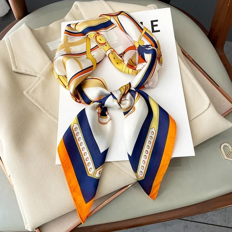 Luxury Bags Trending - 럭셔리 디자인 스키니 실크 스퀘어 스카프
