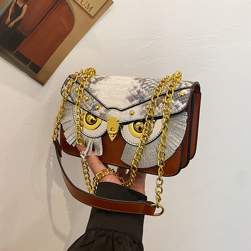 Luxury Bags Medium Size - 헤비웨이트 럭셔리 올빼미 마스크 디자인 여성