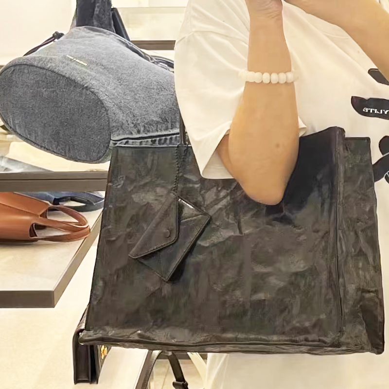 여성을위한 한국 캐주얼 크래프트 종이 토트 백 럭셔리  - Luxury Bags Tote 리뷰 및 가격