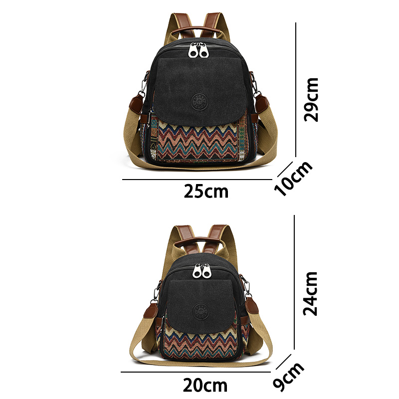 캐주얼 내셔널 스타일 데님 배낭 여성을위한 새로운 럭셔 - Luxury Bags Denim 리뷰 및 가격