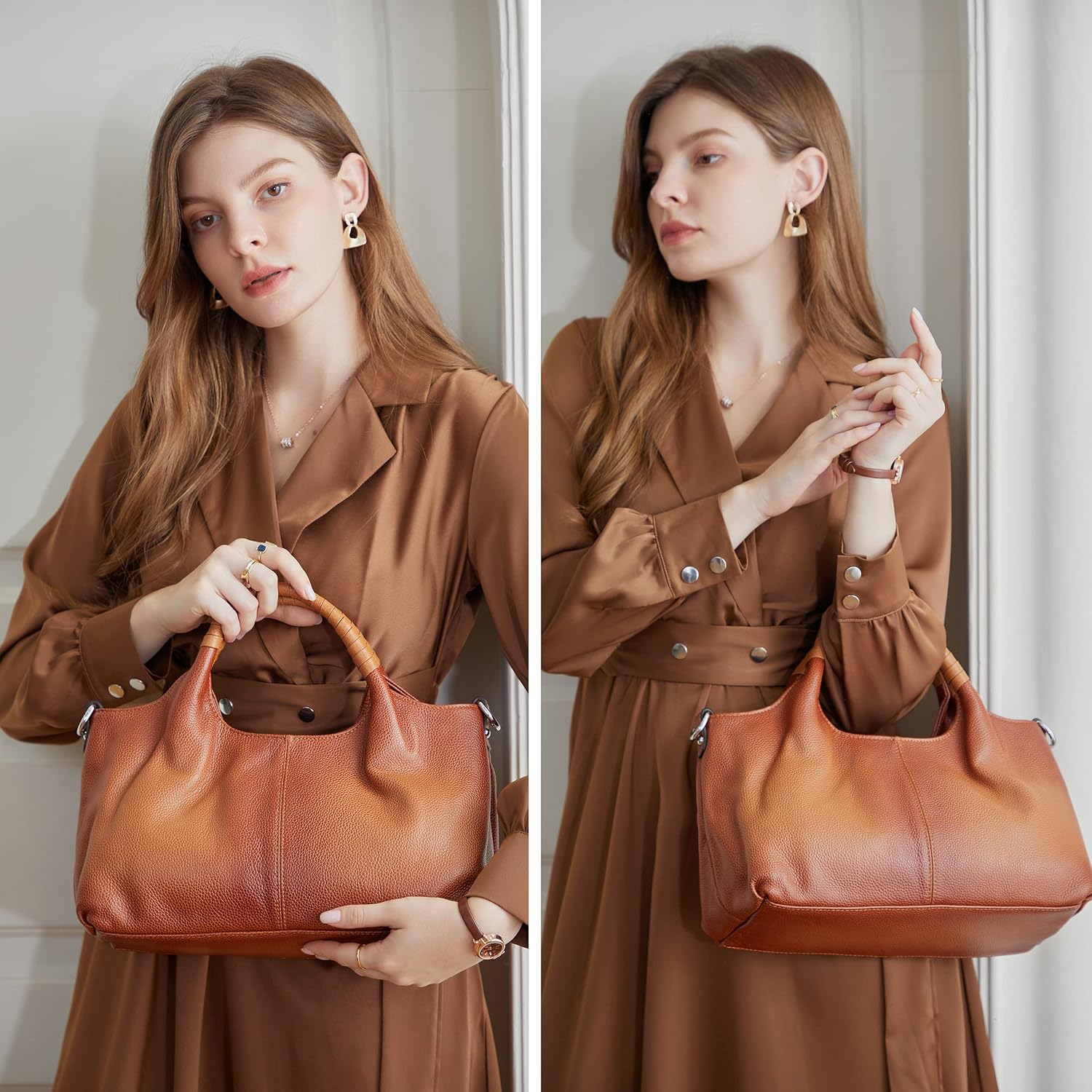 정품 가죽 숄더백 및 여성용 고급 핸드백, 디자이너 크 - Quiet Luxury Bags Crossbody 리뷰 및 가격