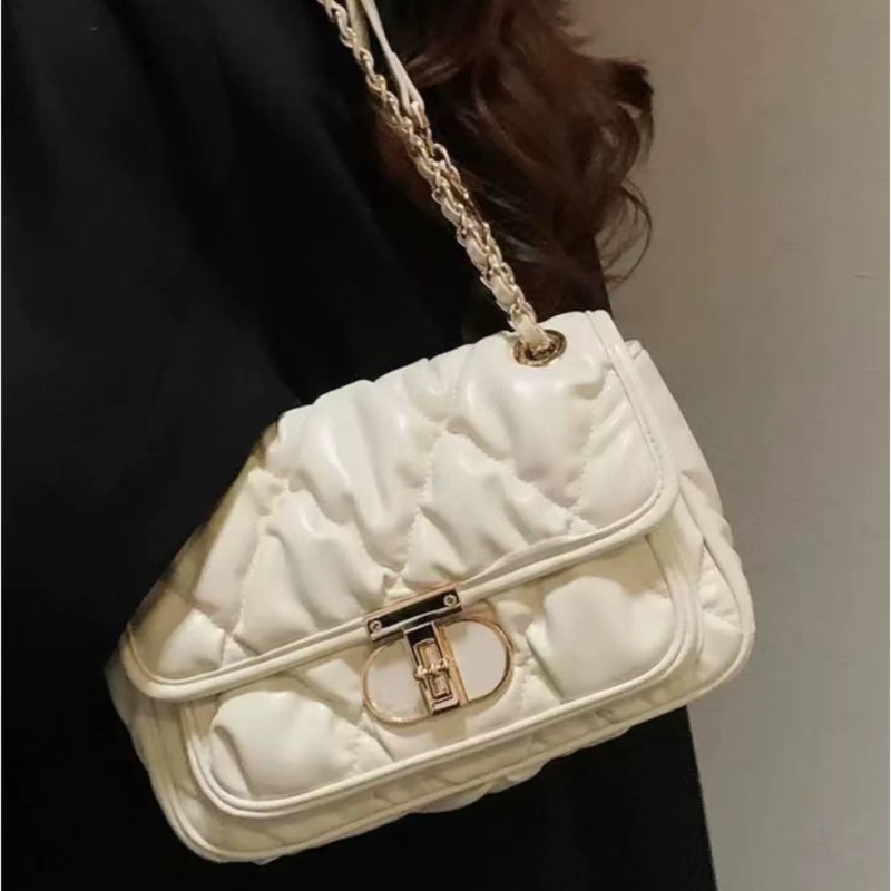우아한 플리츠 체인 핸드백 여성 패션 라이트 럭셔리 스 - Quiet Luxury Bags Crossbody 리뷰 및 가격