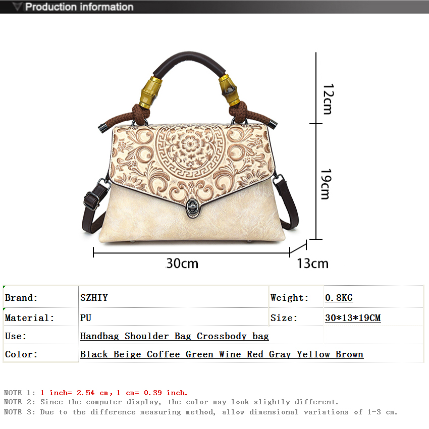럭셔리 디자이너 핸드백 여성 숄더백 중간 크기 엠보싱  - Luxury Bags Medium Size 리뷰 및 가격