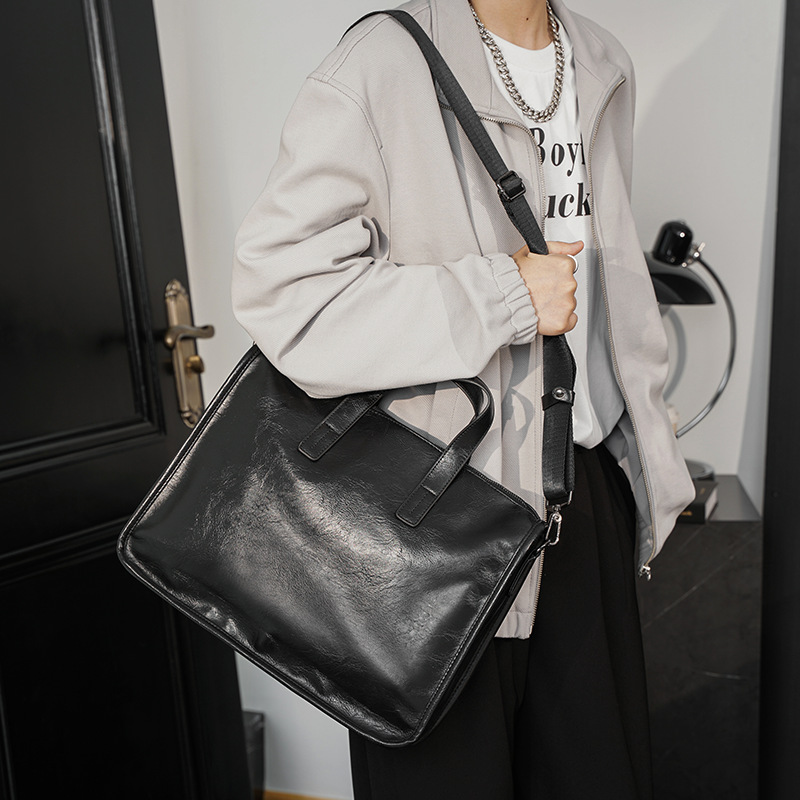 캐주얼 비즈니스 남성용 핸드백 패션 대용량 서류 가방  - Luxury Bags Tote 리뷰 및 가격