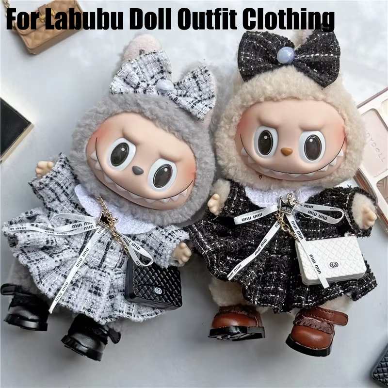 15 17cm 라부부 인형용 귀여운 치마 의상 컬러풀  - Luxury Bags Trending 리뷰 및 가격