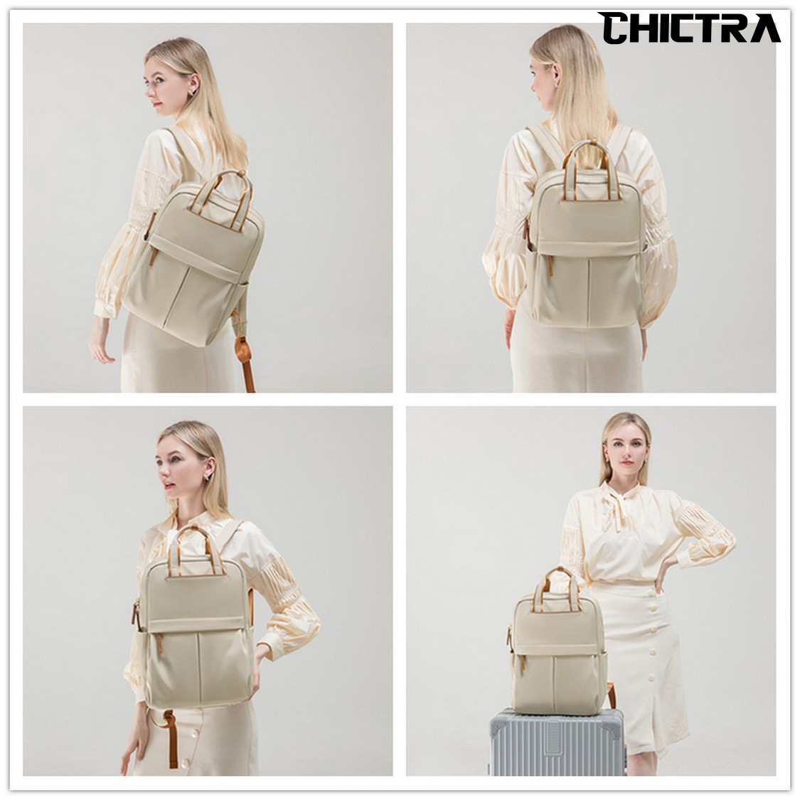 CHICTRA 14인치 여성용 노트북 백팩 대용량 카키 - Xl Luxury Bags 리뷰 및 가격
