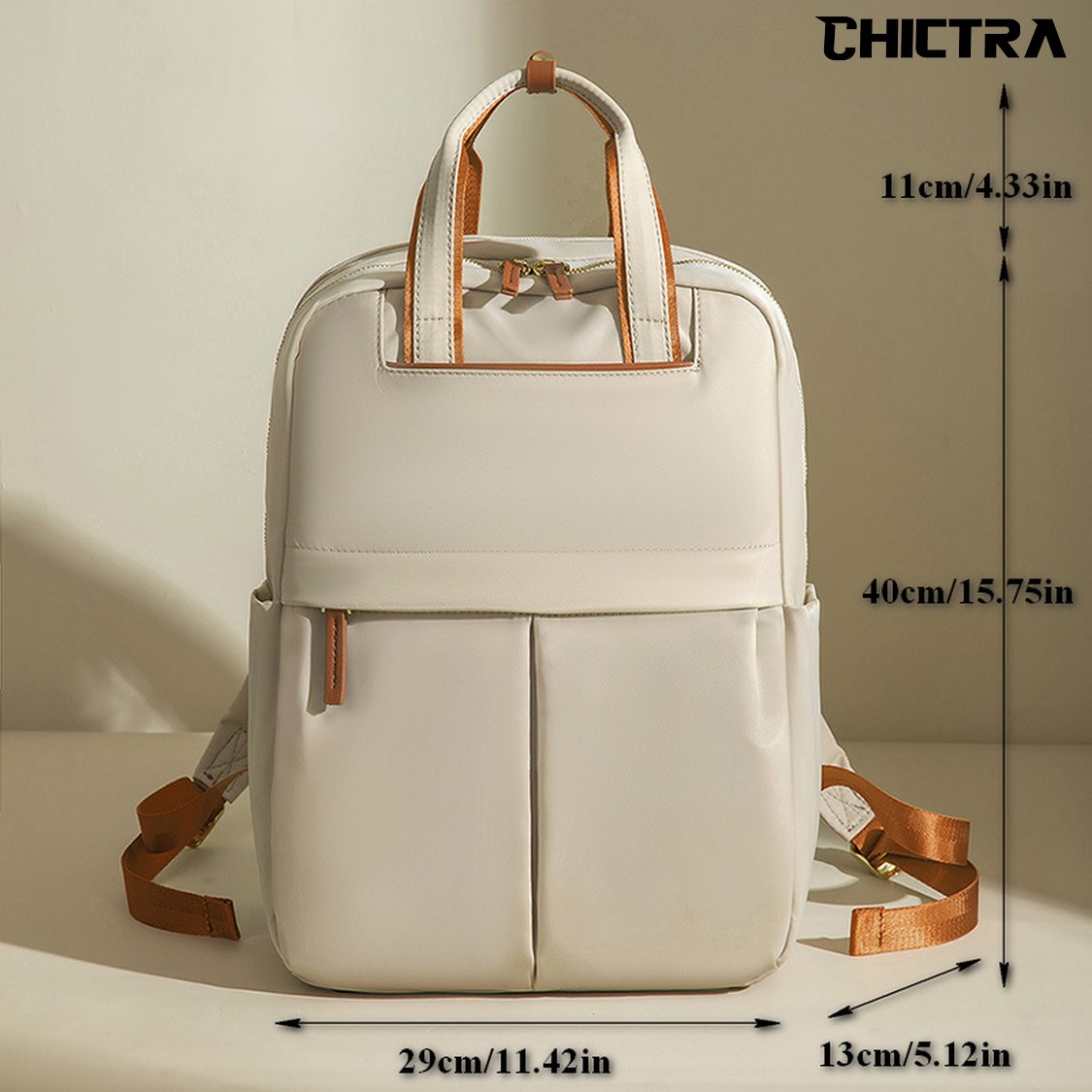 CHICTRA 14인치 여성용 노트북 백팩 대용량 카키 - Xl Luxury Bags 리뷰 및 가격