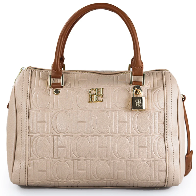 CH 여성 핸드백 럭셔리 엠보싱 로고 브라운 PU 가죽 - Luxury Bags For Women Sale 리뷰 및 가격