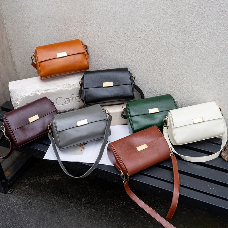 소가죽 여성 숄더백 크로스백 레트로 다용도 여성 겨드랑 - Luxury Bags China Wholesale 리뷰 및 가격