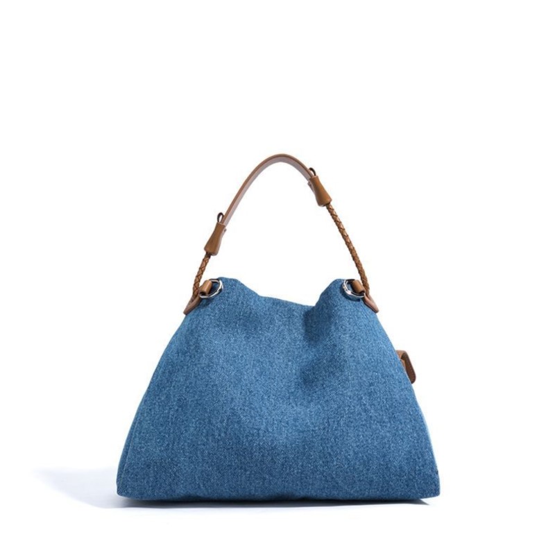 JIAERDI 하이 스트리트 데님 버킷 백 지갑 여성  - Luxury Bags Denim 리뷰 및 가격