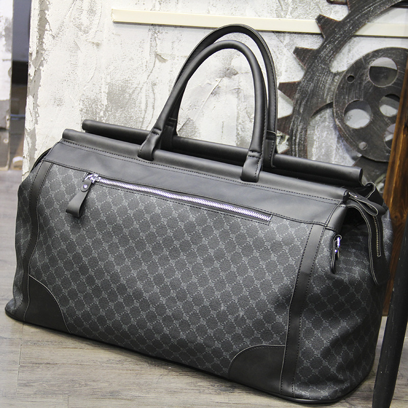 패션 격자 무늬 여행 가방 남자 핸드백 대용량 탑 핸들 - Luxury Bags Tote 리뷰 및 가격