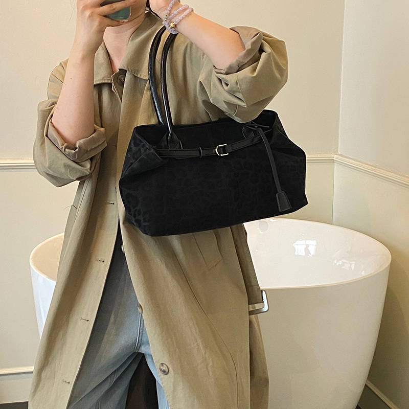 레오파드 프린트 재봉실 장식 청소년용 스위트 숄더백 여 - Luxury Bags For Women Sale 리뷰 및 가격
