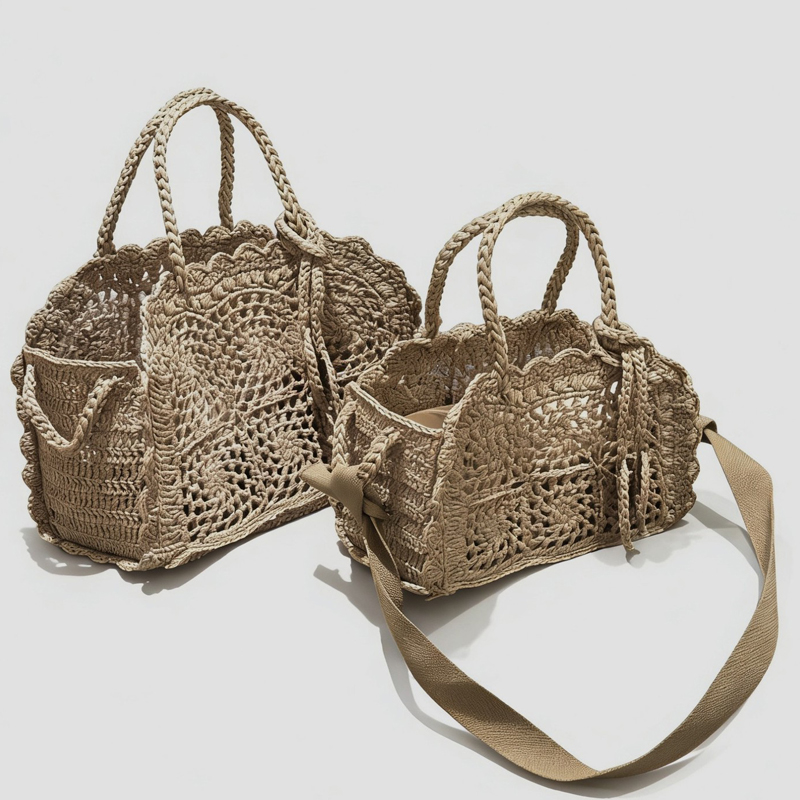 보헤미안 스타일 리틀 투리스모 비치 여성용 중공 토트  - Luxury Bags Supplier 리뷰 및 가격