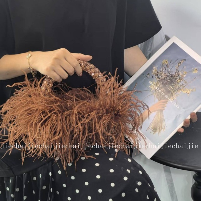 2025 가을 신상 깃털 디자인 여성 핸드백 수공예 고 - Luxury Bags China Wholesale 리뷰 및 가격