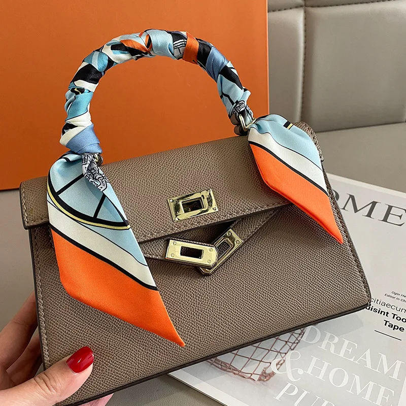 럭셔리 브랜드 인쇄 가방 스트랩 스카프 여성 작은 실크 - Luxury Bags Trending 리뷰 및 가격