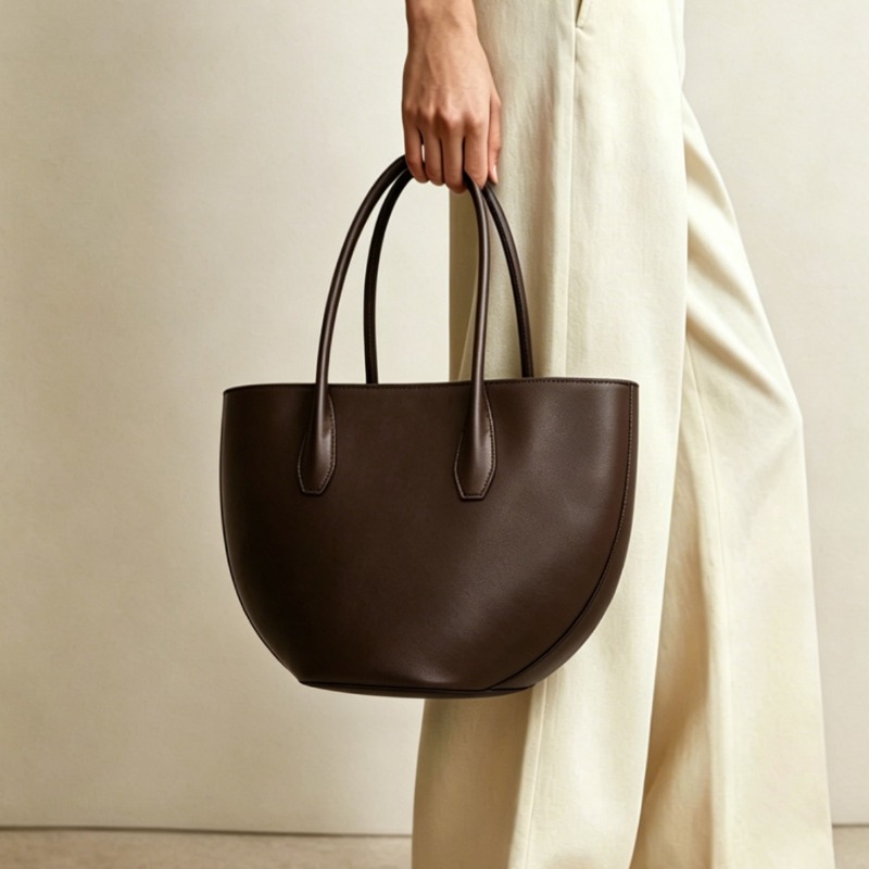 여성용 숄더 토트백 고급 하프문 천연 가죽 구조형 탑  - Xl Luxury Bags 리뷰 및 가격