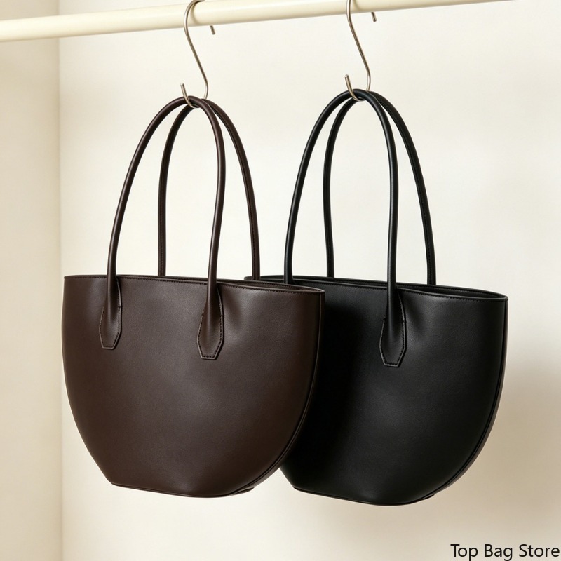 여성용 숄더 토트백 고급 하프문 천연 가죽 구조형 탑  - Xl Luxury Bags 리뷰 및 가격