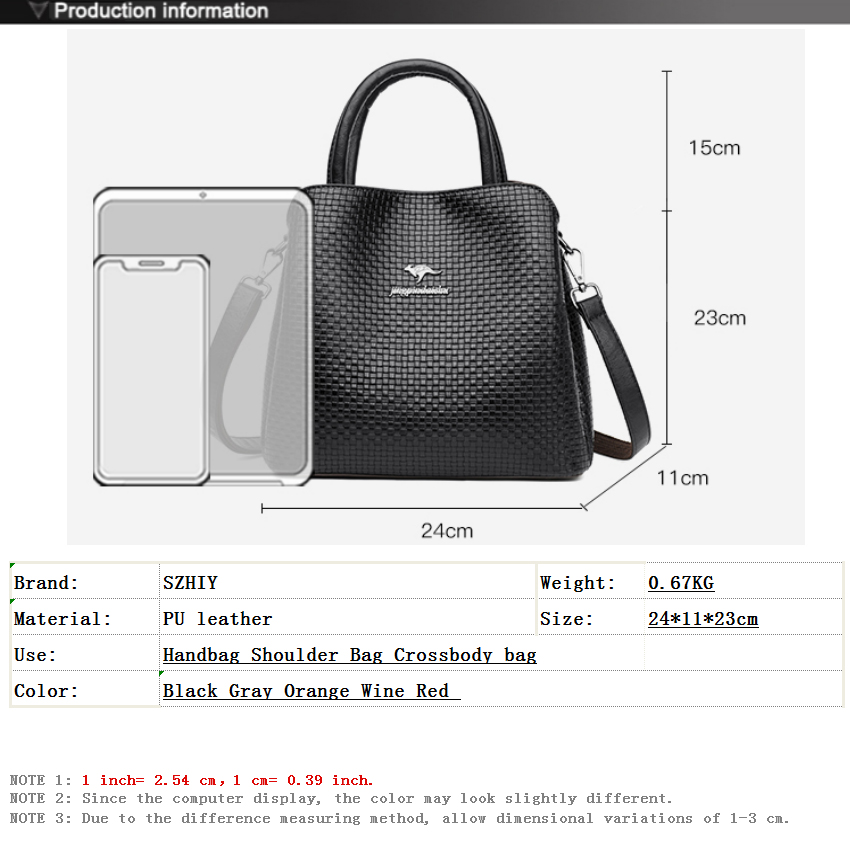 여성용 럭셔리 핸드백 오피스 백 디자이너 고품질 숄더백 - Luxury Bags Medium Size 리뷰 및 가격
