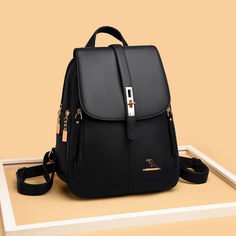 여성용 럭셔리 가죽 배낭, A Dos 캐주얼 데이팩,  - Luxury Bags Trending 리뷰 및 가격