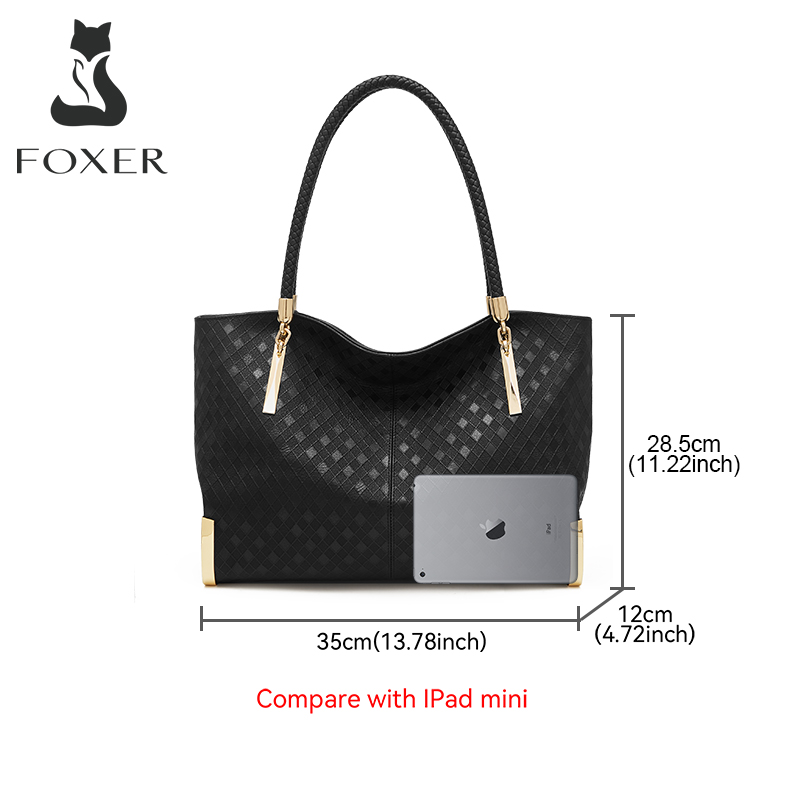 FOXER 정품 가죽 여성용 핸드백 우아한 럭셔리 디자 - Luxury Bags Best 리뷰 및 가격
