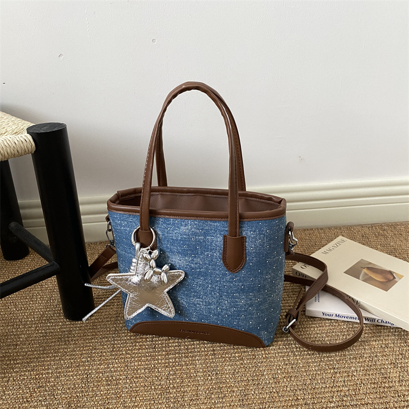 데님 언더암 쇼퍼 토트백 대용량 디자이너 숄더백 명품  - Luxury Bags Denim 리뷰 및 가격