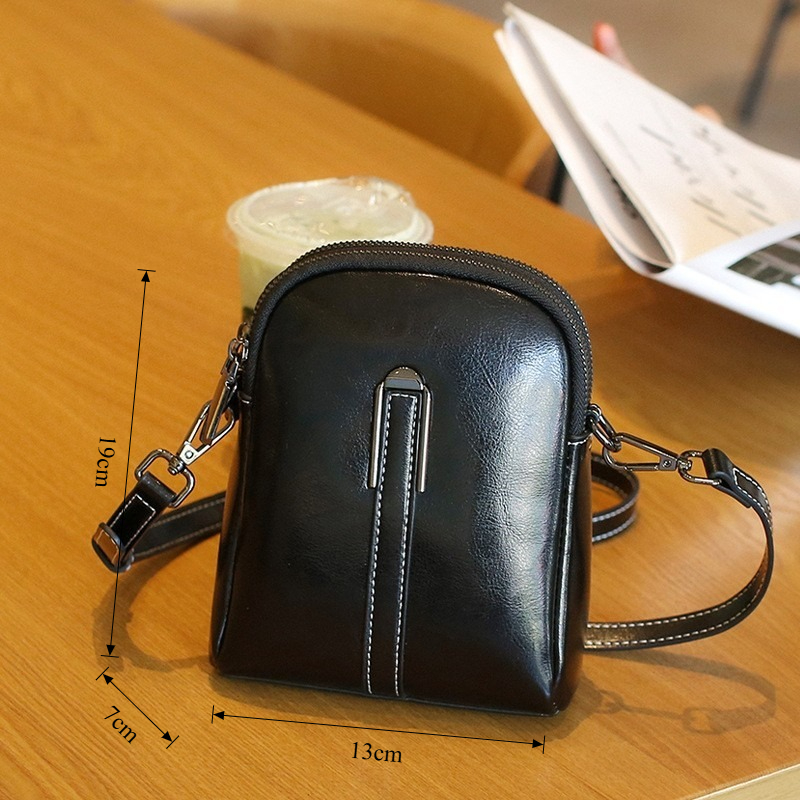 여성용 정품 가죽 숄더 쉘 백, 왁스 가죽 미니멀리스트 - Quiet Luxury Bags Crossbody 리뷰 및 가격