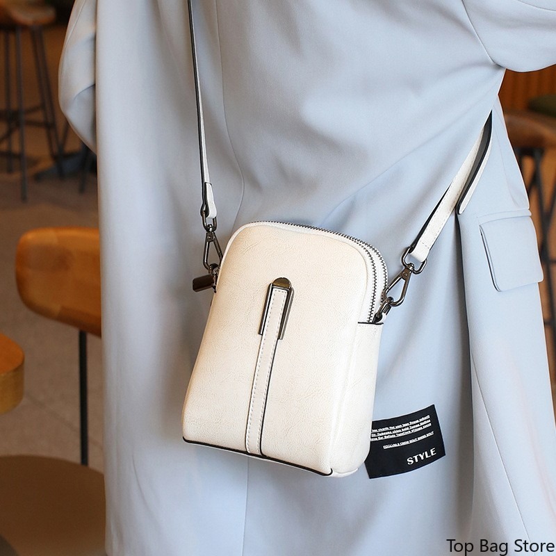 여성용 정품 가죽 숄더 쉘 백, 왁스 가죽 미니멀리스트 - Quiet Luxury Bags Crossbody 리뷰 및 가격