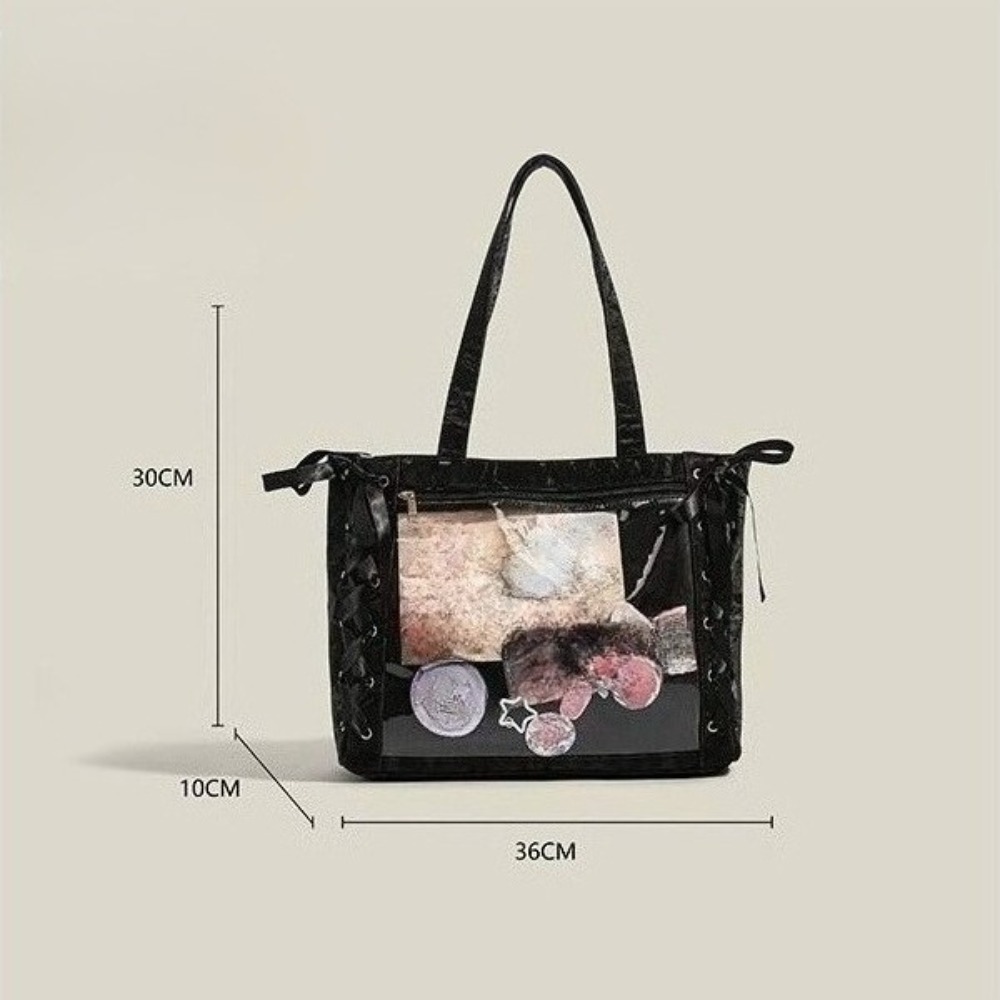 다용도 패션 리본 이타백 대용량 애니메이션 가방 데일리 - Luxury Bags Tote 리뷰 및 가격