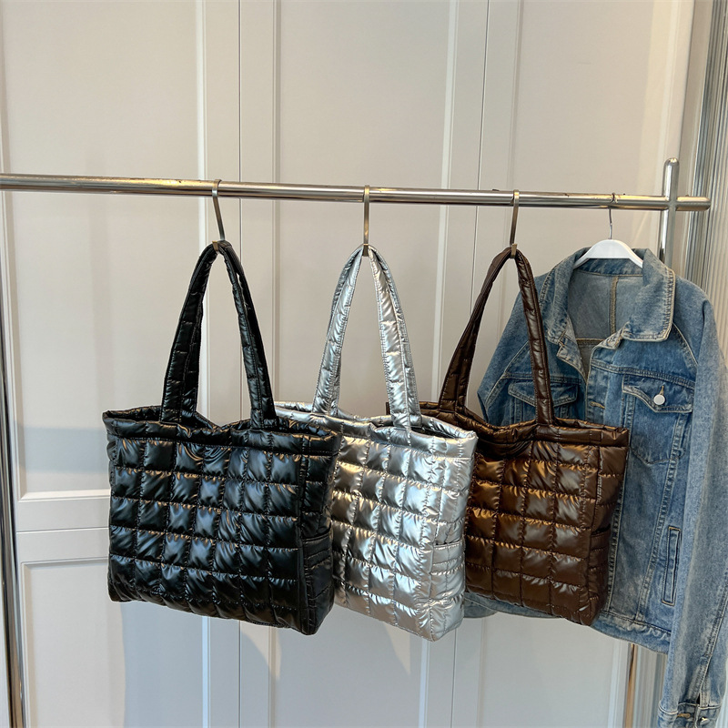 뜨거운 판매 겨울 공간 코튼 토트, 여성 대용량 패딩  - Luxury Bags For Women Sale 리뷰 및 가격