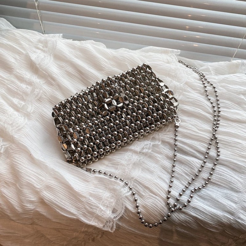 PU 고급스러운 느낌의 단색 이브닝 백, 홀로우 아웃  - Luxury Bags For Women Sale 리뷰 및 가격