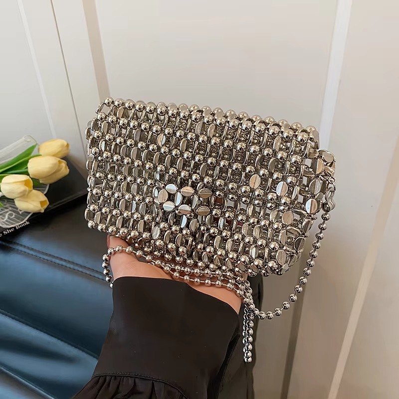 PU 고급스러운 느낌의 단색 이브닝 백, 홀로우 아웃  - Luxury Bags For Women Sale 리뷰 및 가격