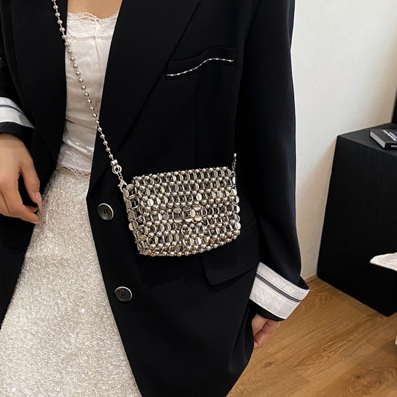 PU 고급스러운 느낌의 단색 이브닝 백, 홀로우 아웃  - Luxury Bags For Women Sale 리뷰 및 가격