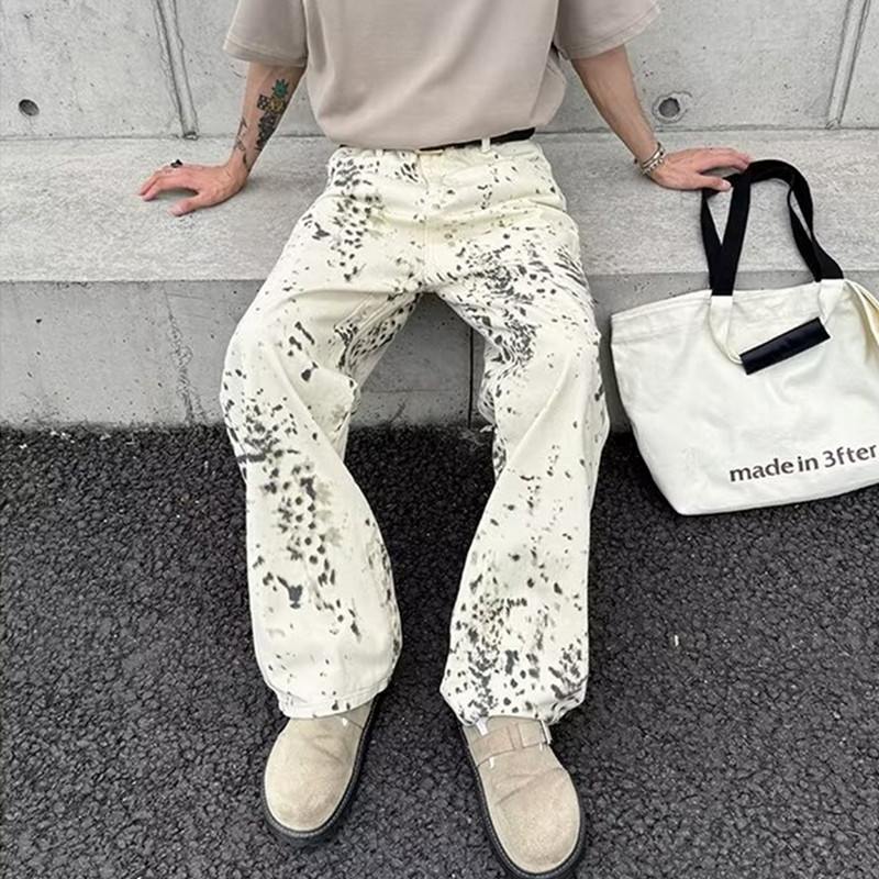남성용 2000S 의류 Y2K 패션 화이트 레오파드 헐 - Luxury Bags Denim 리뷰 및 가격