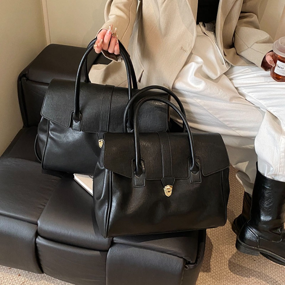 럭셔리 대용량 보스턴 여성 숄더 크로스백 PU 가죽 탑 - Xl Luxury Bags 리뷰 및 가격