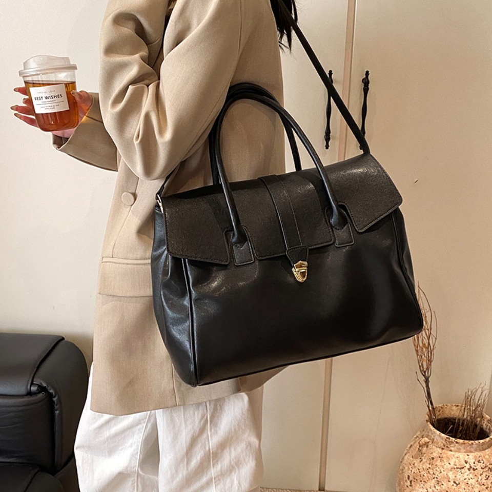 럭셔리 대용량 보스턴 여성 숄더 크로스백 PU 가죽 탑 - Xl Luxury Bags 리뷰 및 가격
