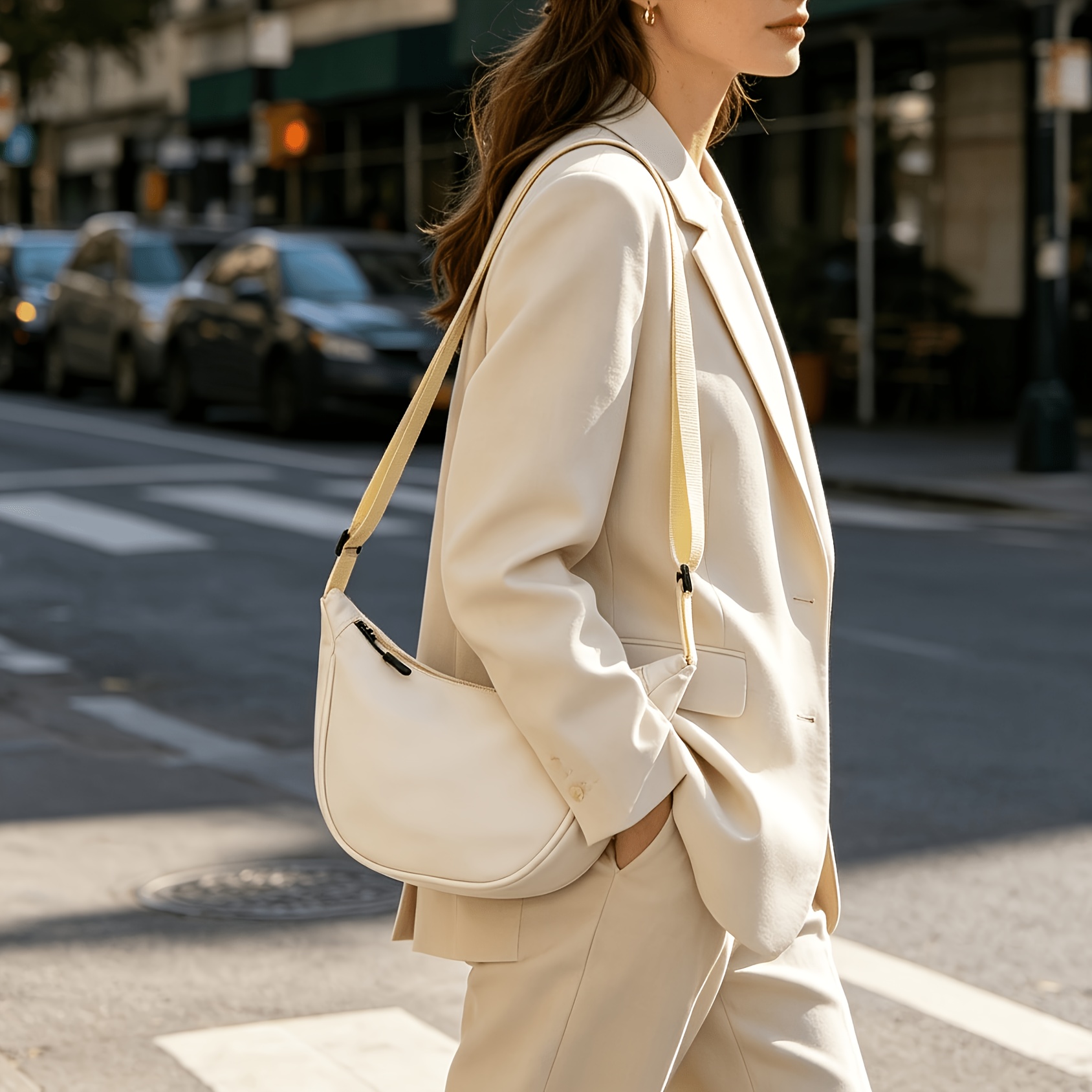 새로운 여성용 크로스백, 가볍고 대용량의 반달형 크로스 - Quiet Luxury Bags Crossbody 리뷰 및 가격