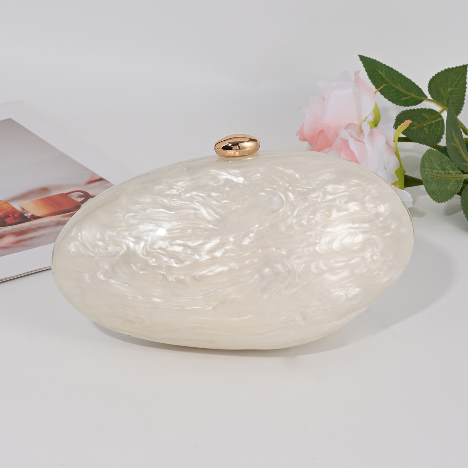 패션 아크릴 쉘 클러치 이브닝 백 어깨 크로스 바디 가 - Luxury Bags Medium Size 리뷰 및 가격